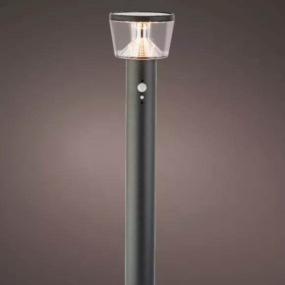 Borne de jardin solaire 600 lumens (H94 cm) Orion lux Gris anthracite