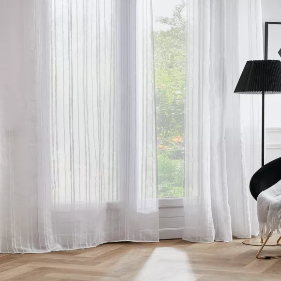 Visillo con ojales (180 x 240 cm) Théo Blanco