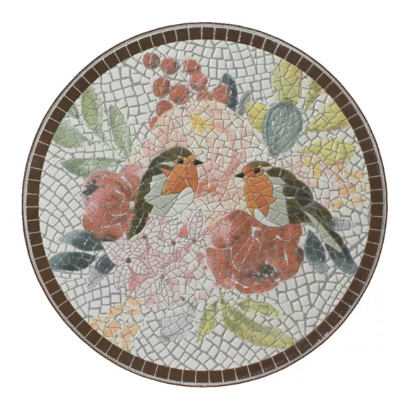 Sedia bistrot pieghevole in mosaico Aberdeen Marrone