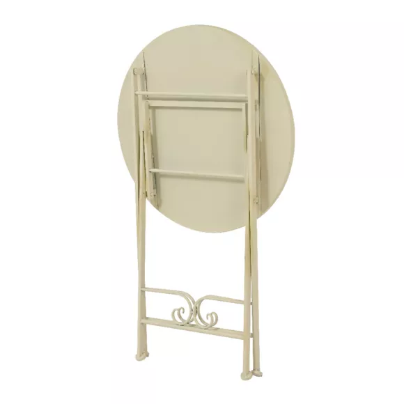 1 Geneva table de bistrot mosaique dia58.00-H76.00cm cream