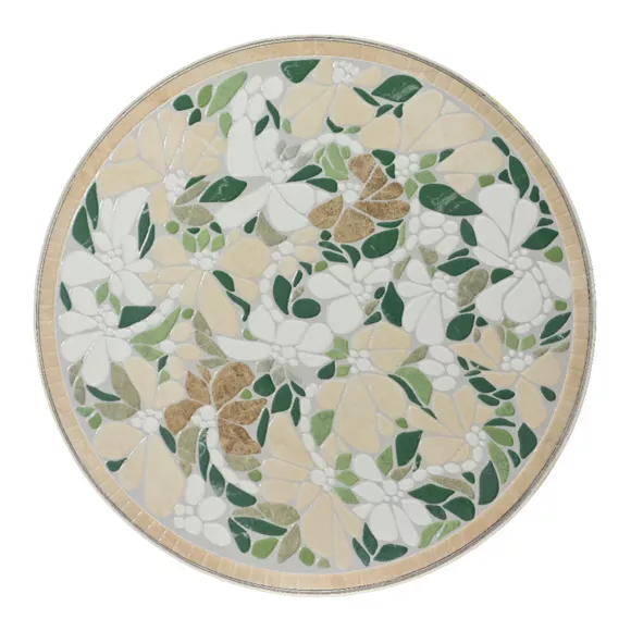 Sedia bistrot pieghevole in mosaico Genève Crema