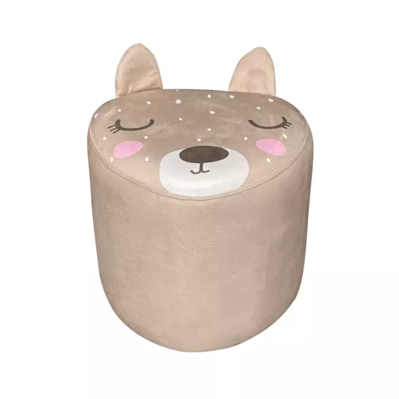 Pouf enfant (H25 cm) Bichette Beige