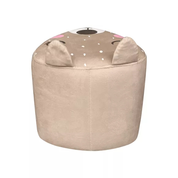Pouf enfant (H25 cm) Bichette Beige
