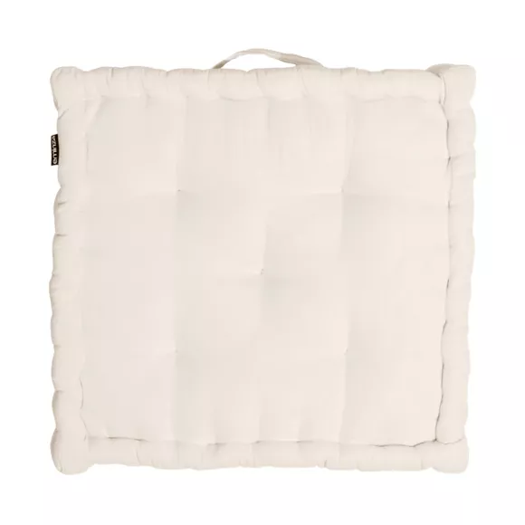 Vloerkussen Katoengaas (50 x 50 cm) Gaïa Beige pampa