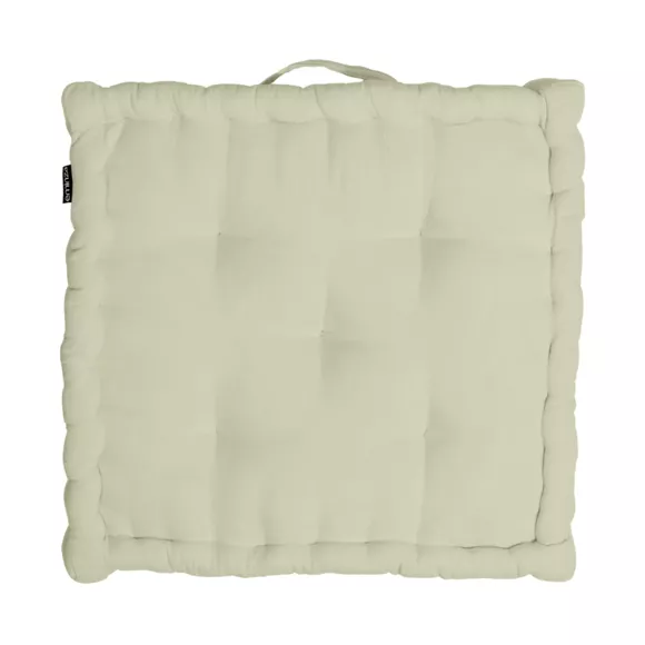 Cuscino da pavimento in garza di cotone (50 x 50 cm) Gaia Verde tiglio