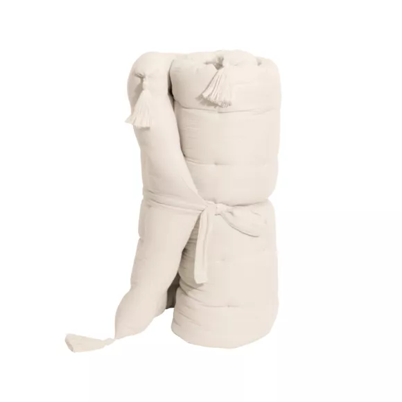 Materassino da pavimento in cotone gaze (60 x 120 cm) Gaïa Beige pampa