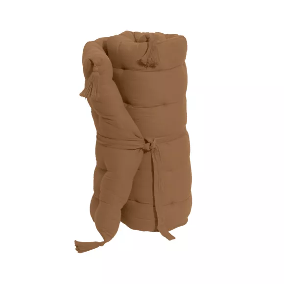 Matelas de sol gaze de coton (60 x 120 cm) Gaïa Camel