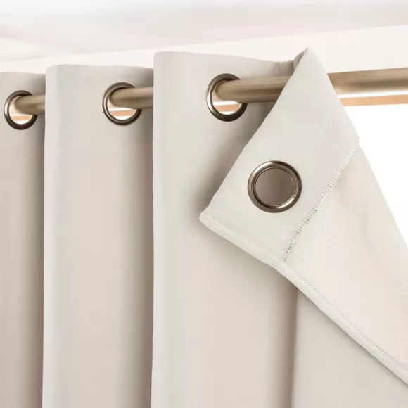 Halbverdunkelnder Thermovorhang (180 x 260 cm) Calore Beige
