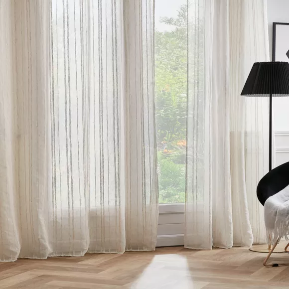 Voilage œillets (180 x 240 cm) Théo Beige