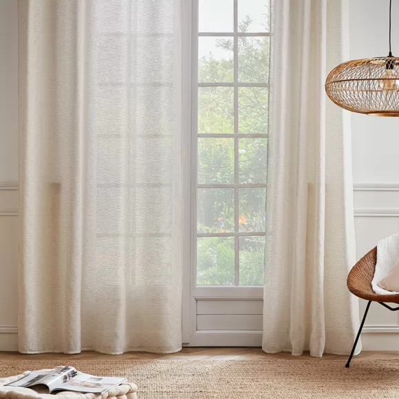 Visillo con ojales (140 x 240 cm) Maël Beige