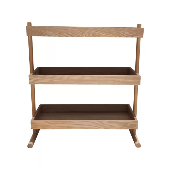 Etagère 3 niveaux bois de sapin (H70 cm) Nordica