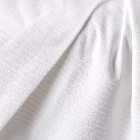 Couvre-lit coton tissé (180 x 220 cm) Léa Blanc