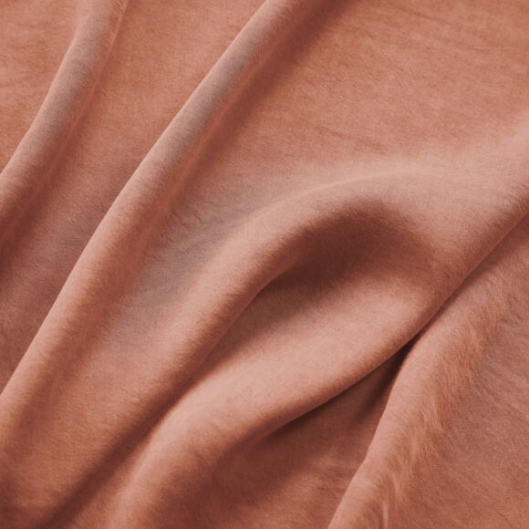 Lenzuolo con angoli in lyocell Tencel™ (90 x 200 cm) Olivia Terracotta