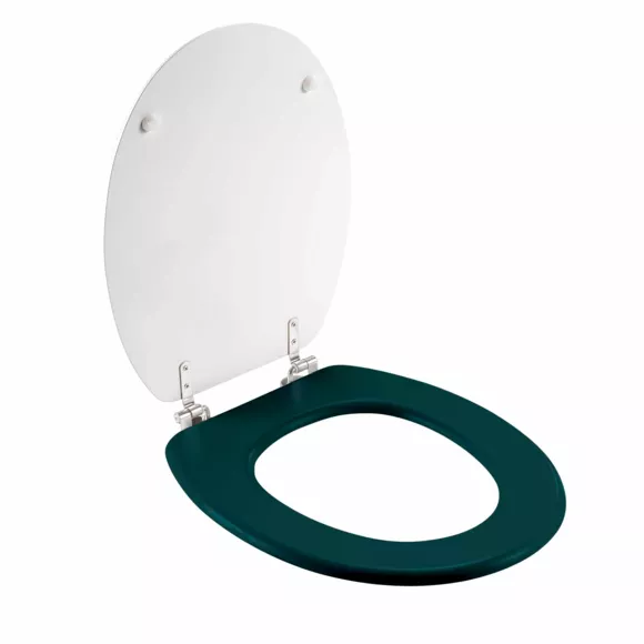 Abattant WC (37 x 45,5 cm) Ginkoblue, MDF ImprimŽ