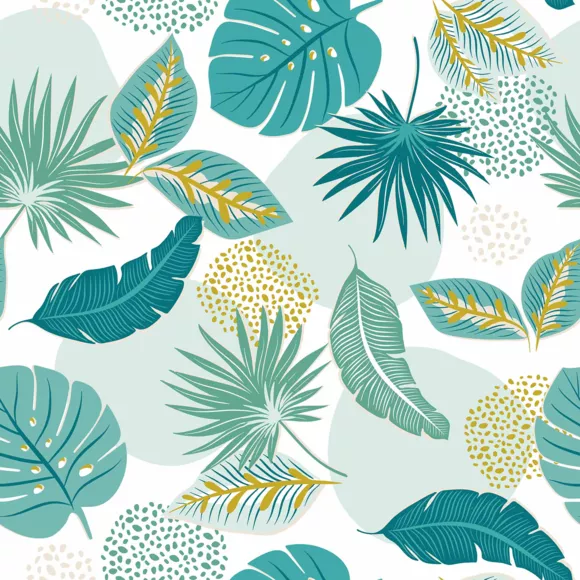 Fleckabweisende rechteckige Tischdecke Stoff PVC wasserdicht (140 x 240 cm) Plantania Blau