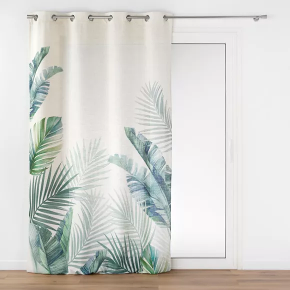 Cortina efecto lino (140 x 260 cm) Native Verde