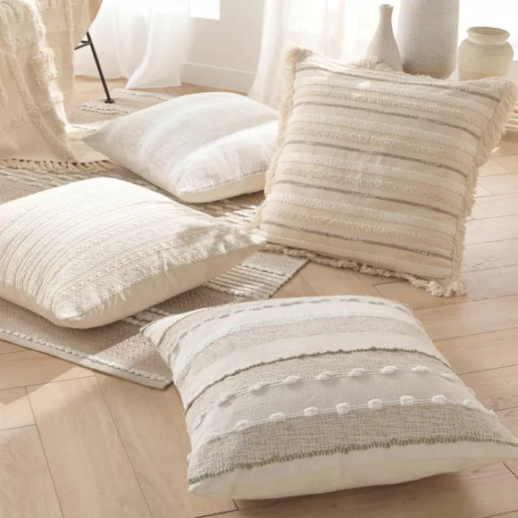 Coussin DŽhoussable (60 x 60 cm) Santos, Coton / Polyester Fantaisie
