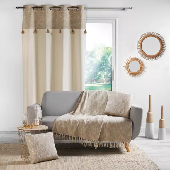 Coussin DŽhoussable (40 x 40 cm) New Sultan Or, Polycoton ImprimŽ MŽtallisŽ