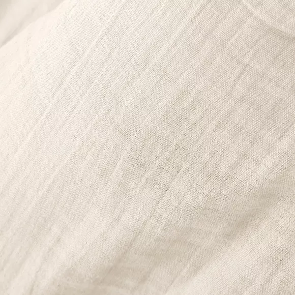 Cuscino rettangolare in garza di cotone (40 x 60 cm) Gaïa Beige pampa