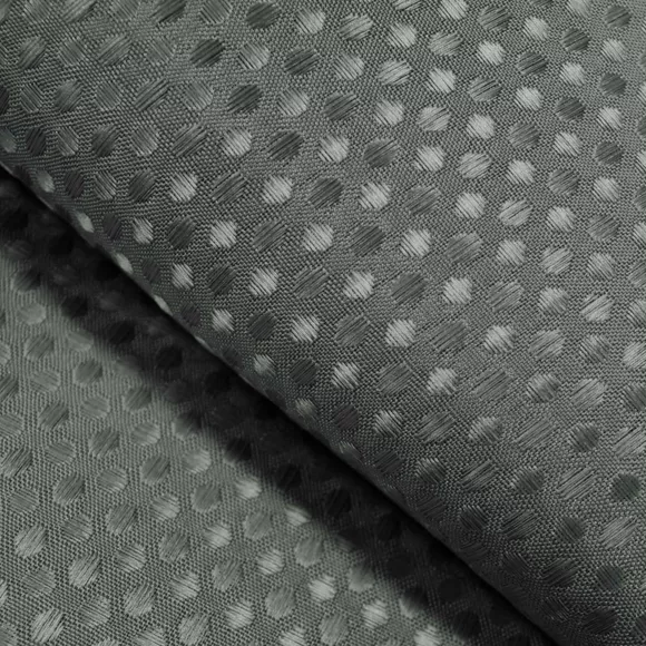 Rideau de Douche avec Crochets (180 x 200 cm) Quartz Anthracite, Jacquard