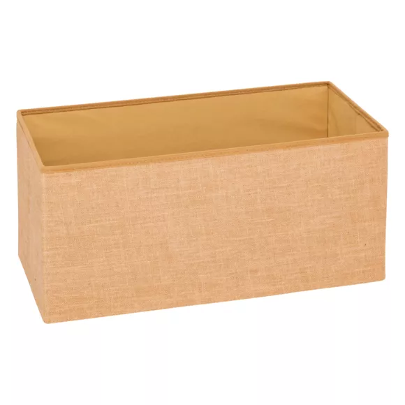 POUF DBL TOILE JUTE L. 76 x P. 38 x H. 38 cm