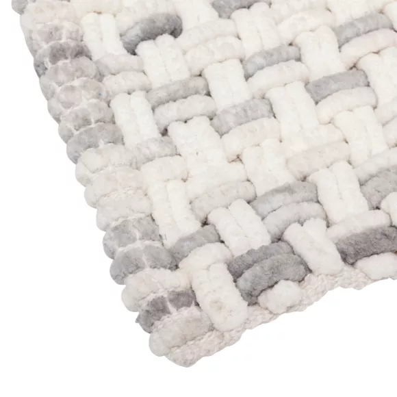 Alfombra de baño algodón (50 x 75 cm) Tresse Gris