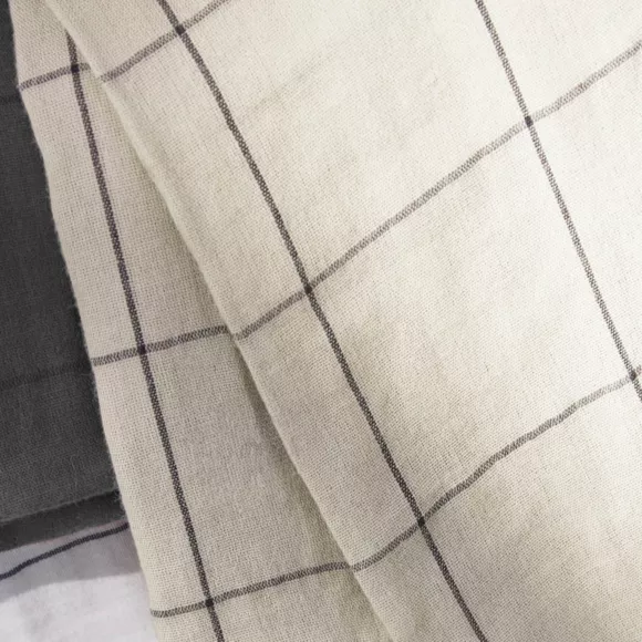 Funda nórdica de gasa de algodón (200 x 200 cm) Gaïa Match Beige pampa