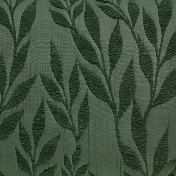 Cojín rectangular de gasa de algodón (38 x 58 cm) Letho Verde tilo