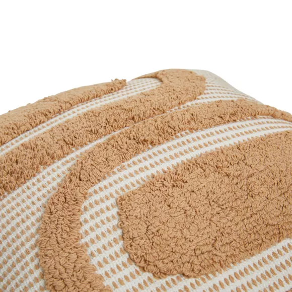 Cojín cuadrado algodón (50 x 50 cm) Poppy Beige