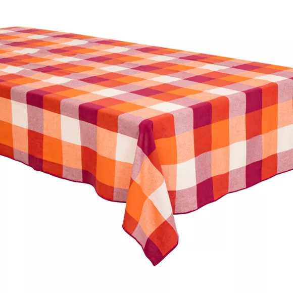 Nappe rectangulaire coton (150 x 250 cm) Madras Multicolore