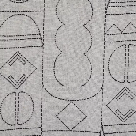 Cortina tejida (140 x 260 cm) Mala Negro