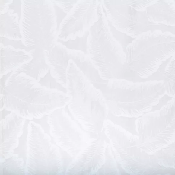 Visillo con ojales (140 x 240 cm) Feuilla Blanco