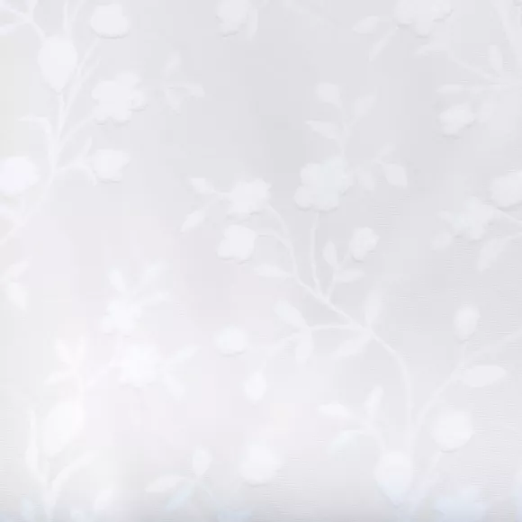 Visillo con ojales (140 x 240 cm) Flore Blanco