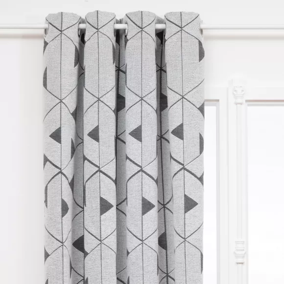 Cortina tejida (140 x 260 cm) Maloé Gris