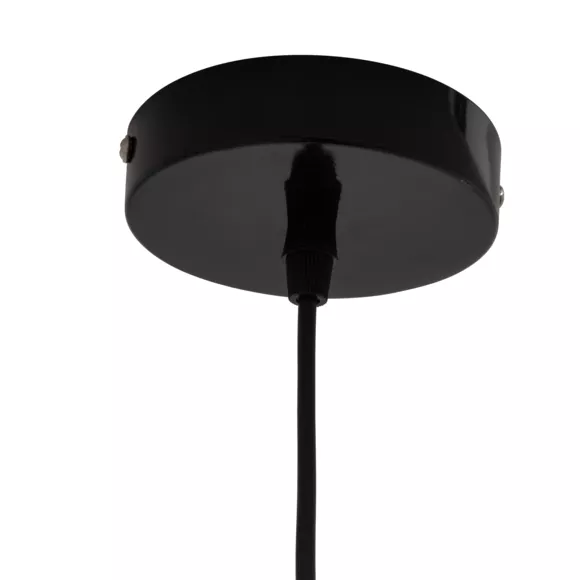 SUSP MET SAVIO NOIR D27 D. 27,5 x H. 110 cm
