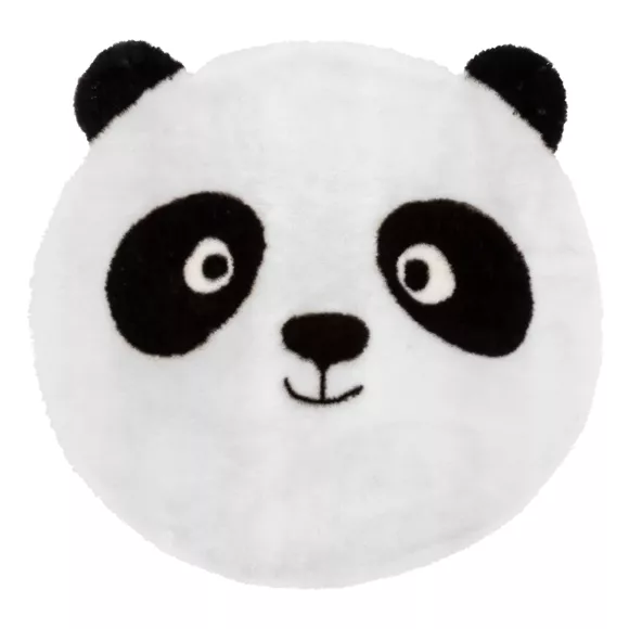 Tapis antidérapant enfant (100 cm) Panda Blanc