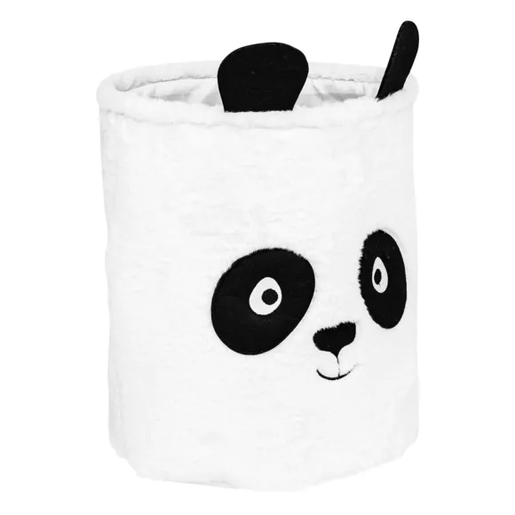 Panier à jouets enfant (35x 40 cm) Panda Blanc