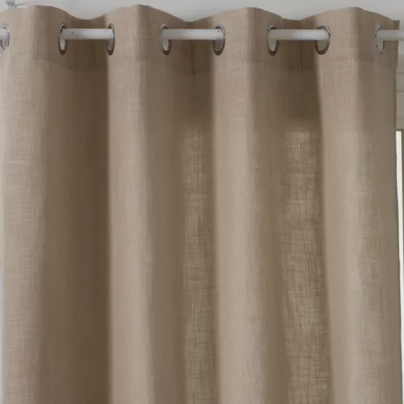 Cortina tejida (140 x 260 cm) Clem Beige lino