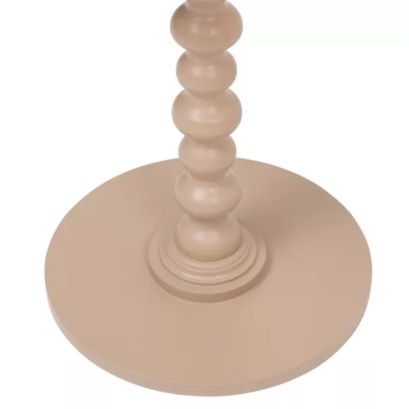 TABLE CAFE ALIX NOISETTE D. 38 x H. 50 cm