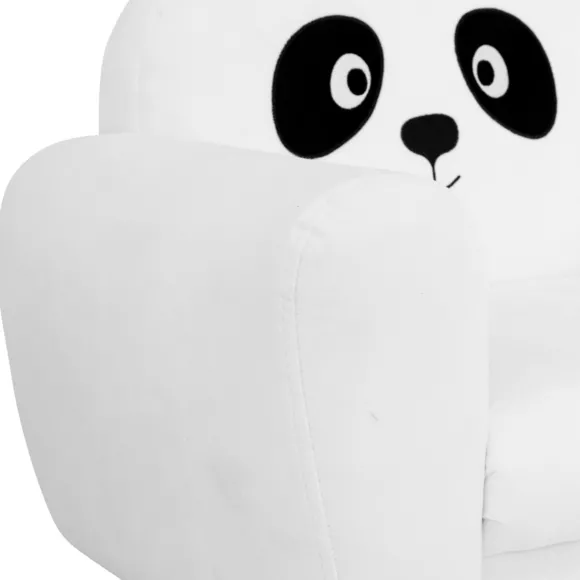 Kinderstoel (H 43 cm) Panda Wit