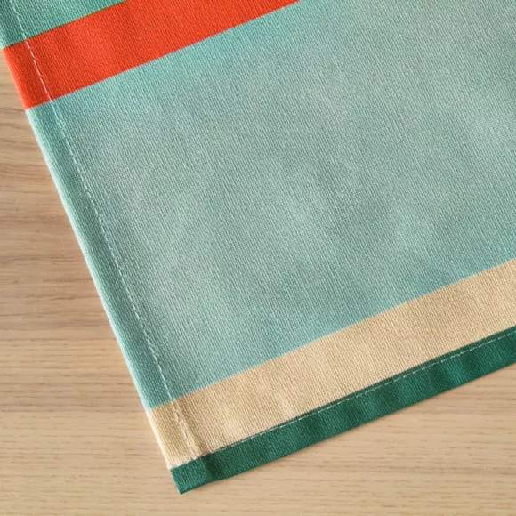 Tischdecke rechteckig Baumwolle beschichtet (150 x 250 cm) Cervione Mehrfarbig