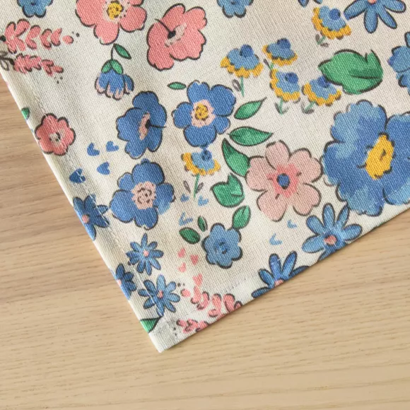 Mantel rectangular de algodón revestido (150 x 350 cm) Corolle Multicolor