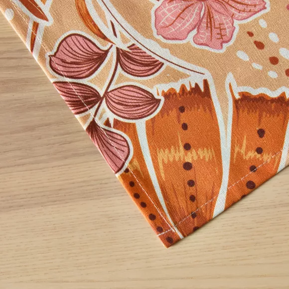 Mantel rectangular de algodón revestido (150 x 350 cm) Tenerife Multicolor