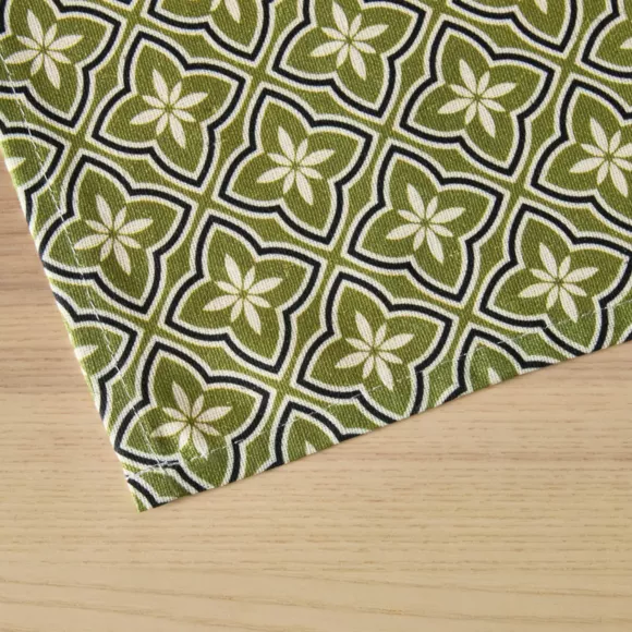 EM - Nappe en coton enduit 150 x 350 cm GLORIA