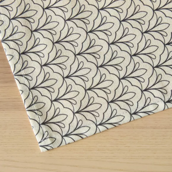 EM - Nappe en coton enduit 150 x 350 cm CLARA