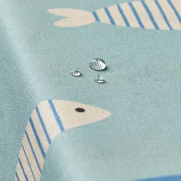 EM - Nappe en coton enduit 150 x 350 cm FISH