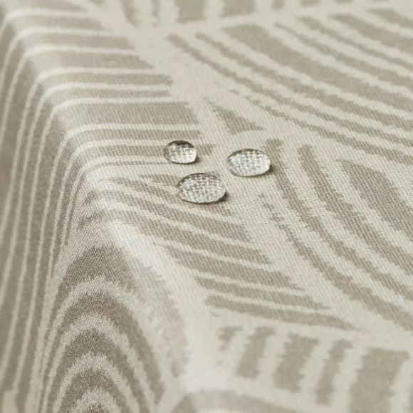 Mantel rectangular de algodón revestido (150 x 250 cm) Sarah Beige