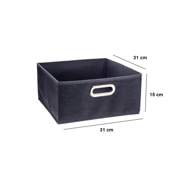 Panier de rangement (31 x 15 cm) Helena Gris