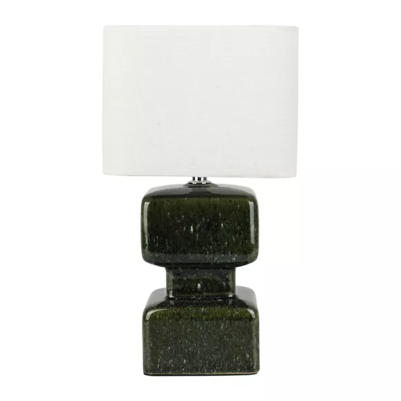 Lampe à poser en céramique (H34 cm) Céladon Verte