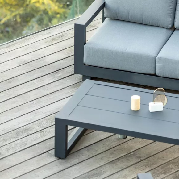 Mesa de centro rectangular Elba - Antracita